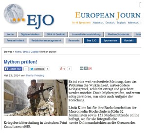 Bachlorarbeit von Linda Katharina Klein auf tagesspiegel.de